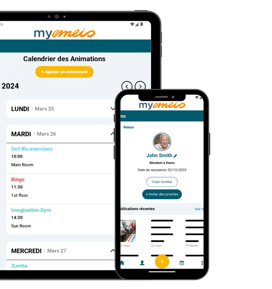 Myemeis application famille